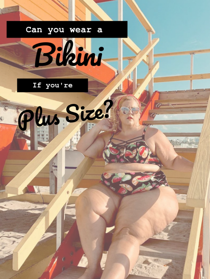 Plus size women can wear bikinis!