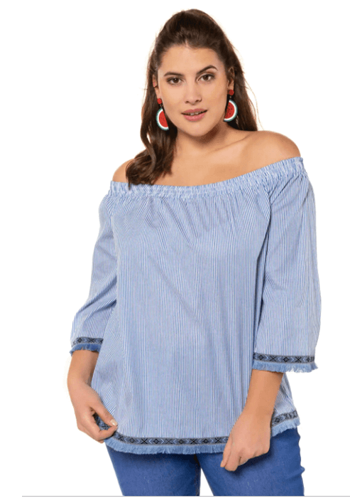 Stylish plus size tops for women over 50 | Insyze