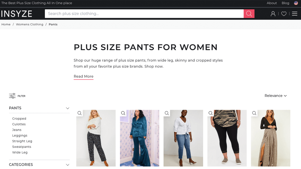 best plus size website