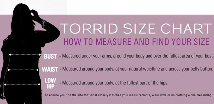 Torrid Underwear Size Chart